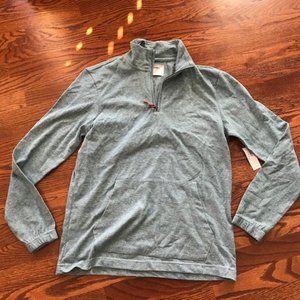 Women's OLD NAVY Green/White Striped Pullover Sweatshirt Sz S Small NEW